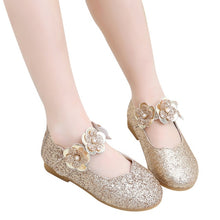Load image into Gallery viewer, Girls Soft Bottom Sequins Flowers Non-slip Princess Shoes