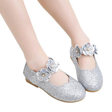 Load image into Gallery viewer, Girls Soft Bottom Sequins Flowers Non-slip Princess Shoes