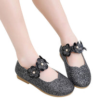 Load image into Gallery viewer, Girls Soft Bottom Sequins Flowers Non-slip Princess Shoes