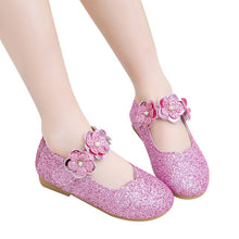 Load image into Gallery viewer, Girls Soft Bottom Sequins Flowers Non-slip Princess Shoes
